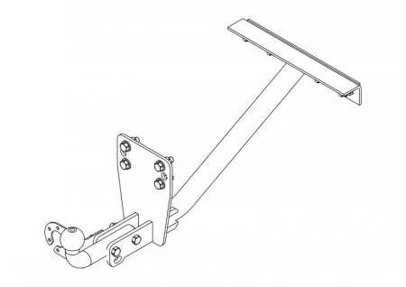 Фаркоп UAZ-10 для УАЗ 31512(469), 31514, 463, Hunter 2003-, Автос, нагрузка 1500/75 кг. БЕЗ подрезки бампера от магазина ФаркопРос
